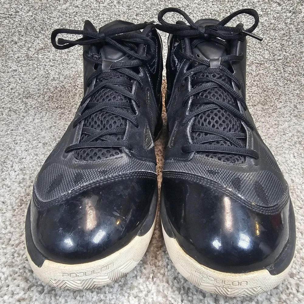 Nike Air Jordan Flight Club 91 Black White Mid Top Basketball Shoes Mens Size 10